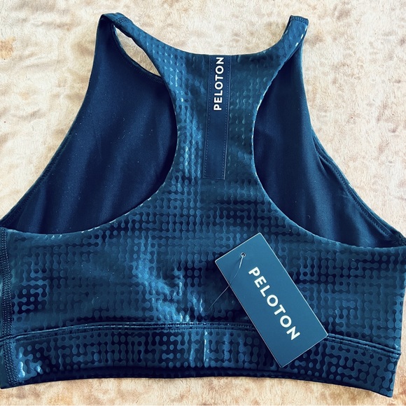 Peloton show up digital foil high neck bra - Picture 2 of 4